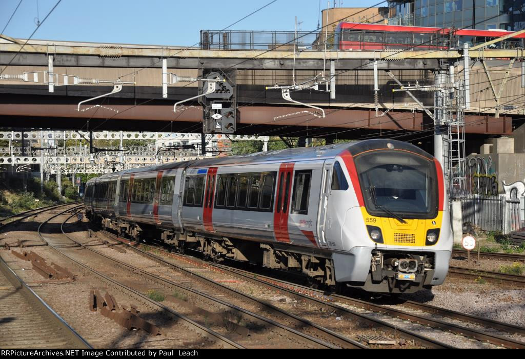 EMU's come into the station